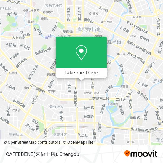 CAFFEBENE(来福士店) map
