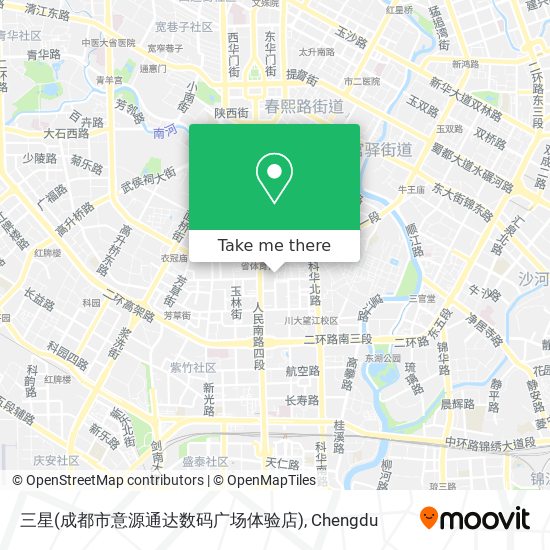 三星(成都市意源通达数码广场体验店) map