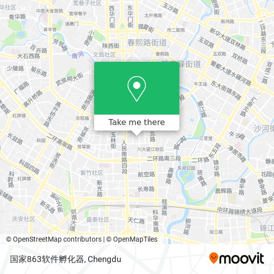 国家863软件孵化器 map