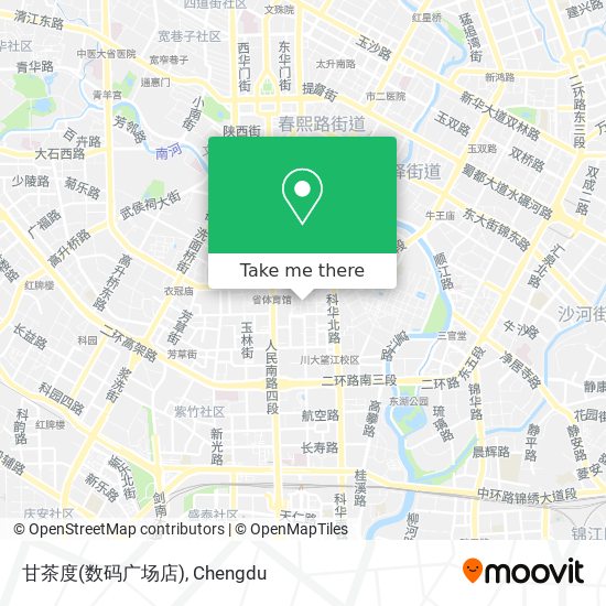 甘茶度(数码广场店) map