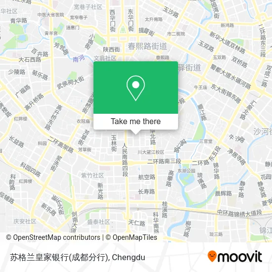 苏格兰皇家银行(成都分行) map