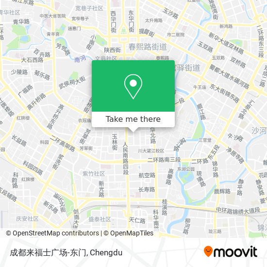 成都来福士广场-东门 map