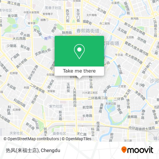 热风(来福士店) map