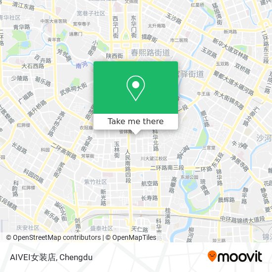 AIVEI女装店 map