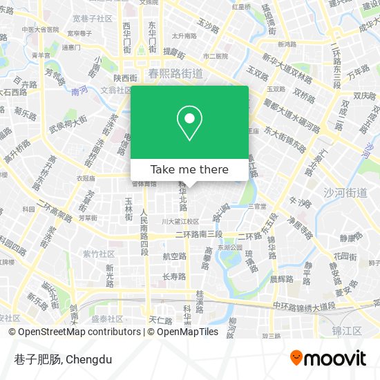 巷子肥肠 map