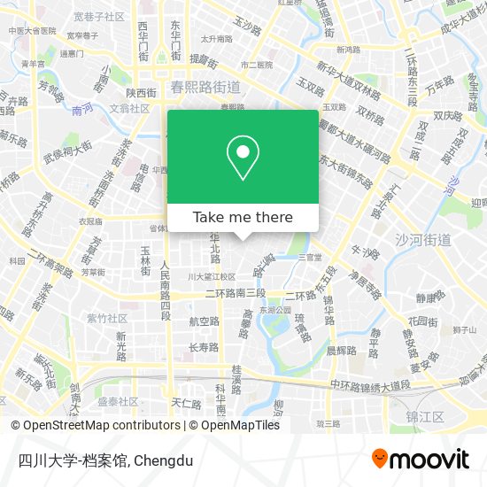四川大学-档案馆 map