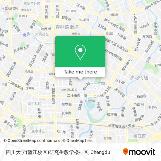 四川大学(望江校区)研究生教学楼-1区 map