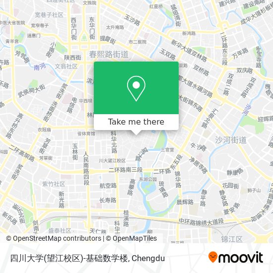 四川大学(望江校区)-基础数学楼 map