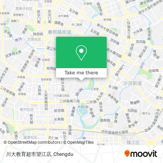 川大教育超市望江店 map
