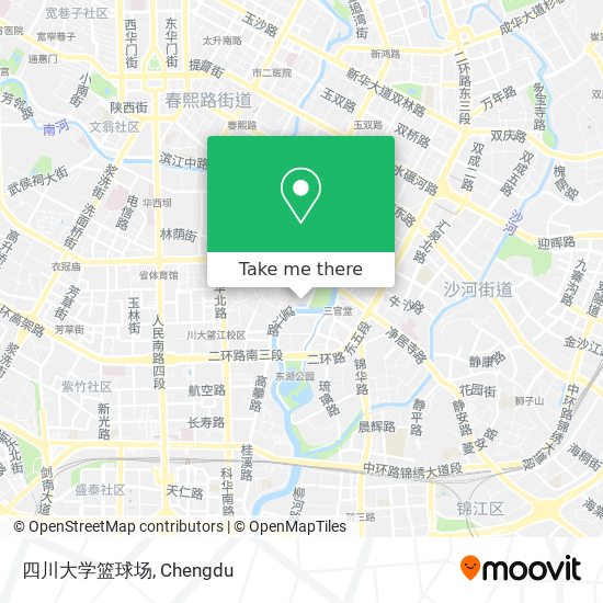 四川大学篮球场 map