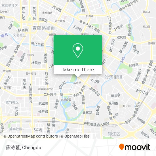 薛涛墓 map