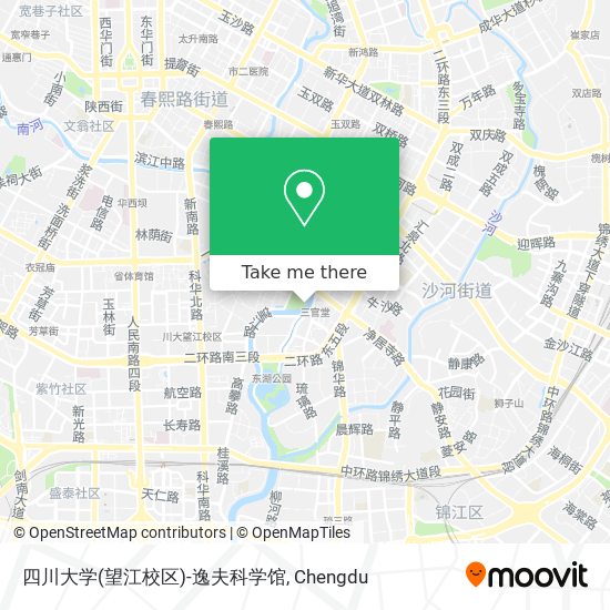 四川大学(望江校区)-逸夫科学馆 map