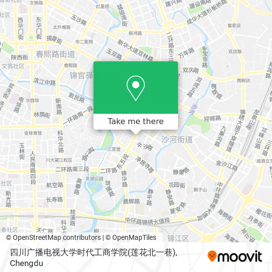 四川广播电视大学时代工商学院(莲花北一巷) map