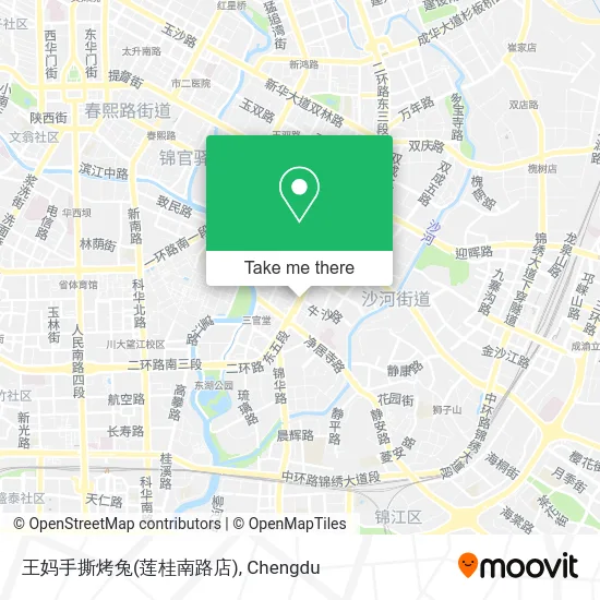 王妈手撕烤兔(莲桂南路店) map