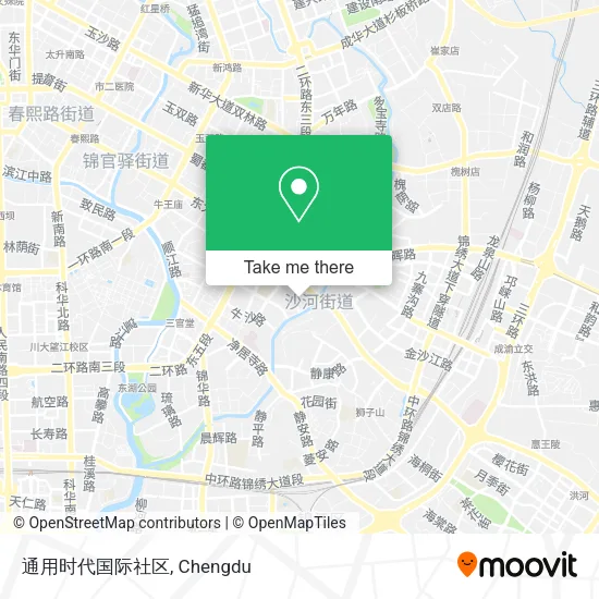 通用时代国际社区 map