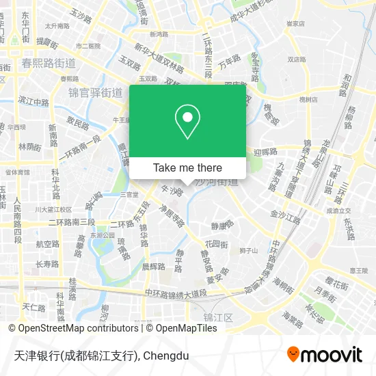 天津银行(成都锦江支行) map