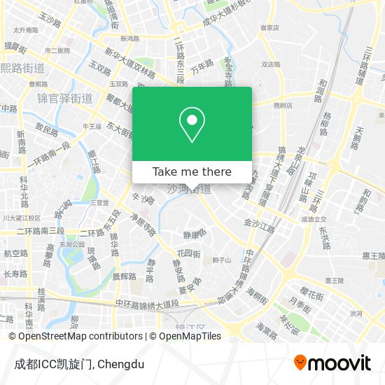 成都ICC凯旋门 map