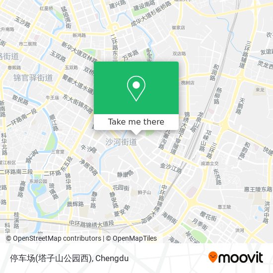 停车场(塔子山公园西) map