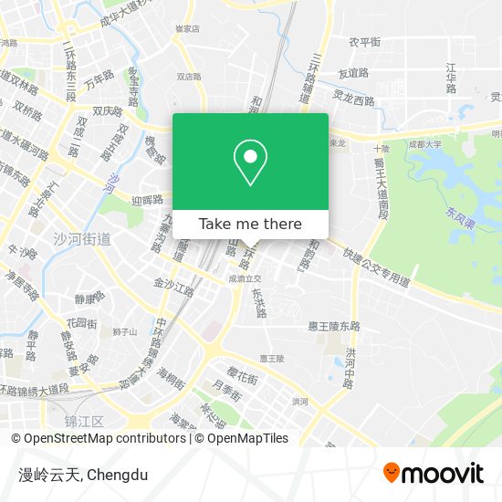 漫岭云天 map
