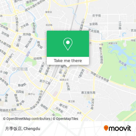 月季饭店 map
