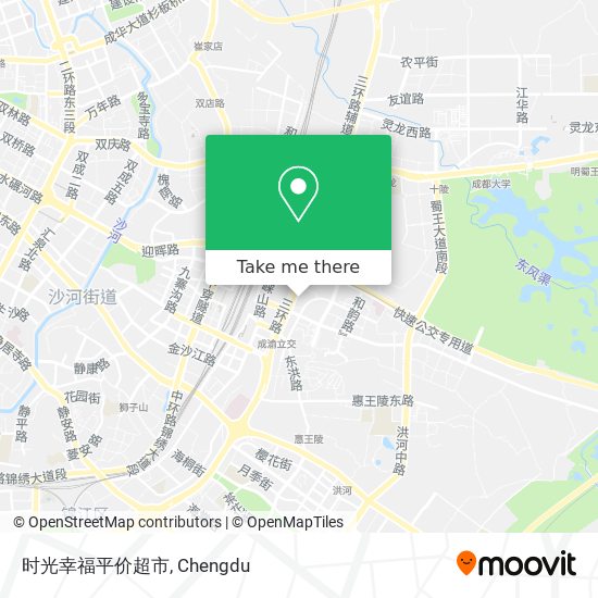时光幸福平价超市 map