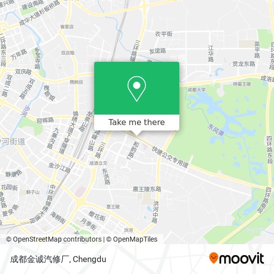 成都金诚汽修厂 map
