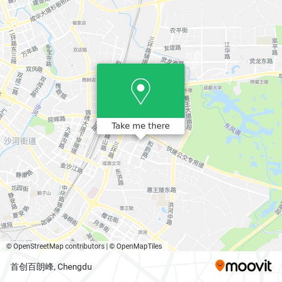 首创百朗峰 map