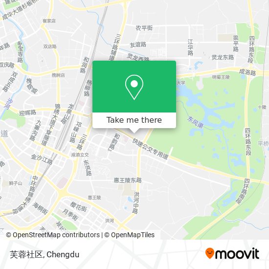 芙蓉社区 map