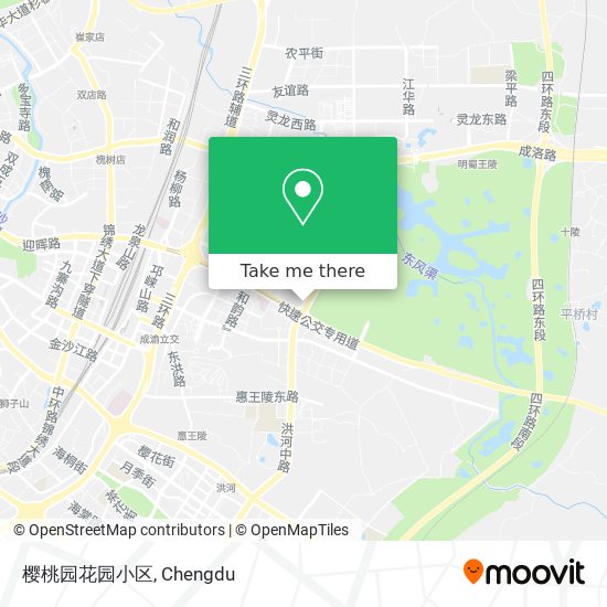 樱桃园花园小区 map
