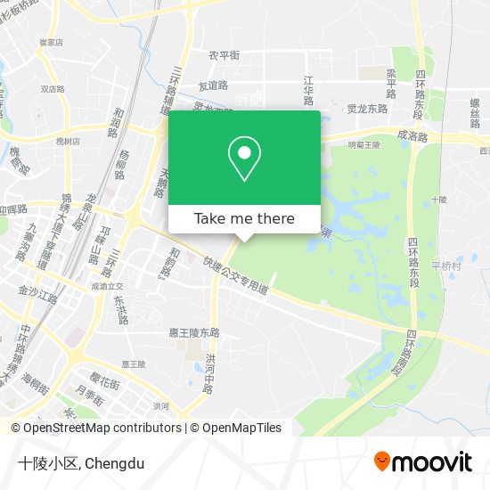 十陵小区 map