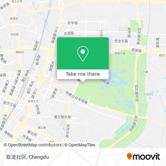 双龙社区 map