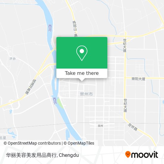 华丽美容美发用品商行 map