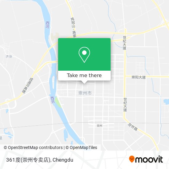 361度(崇州专卖店) map