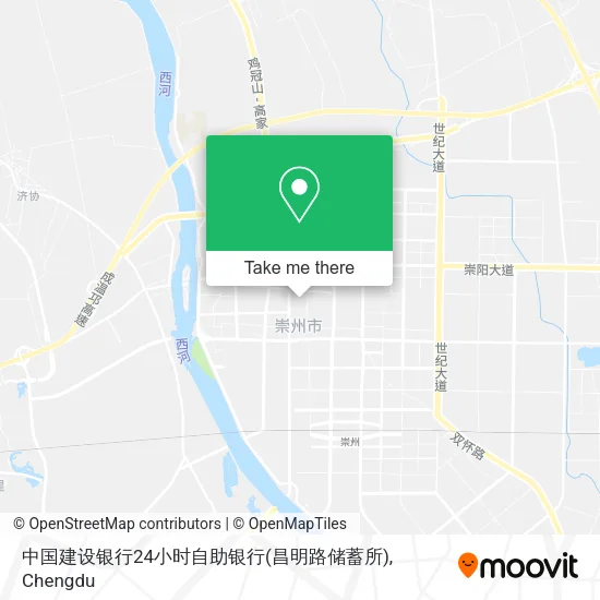 中国建设银行24小时自助银行(昌明路储蓄所) map