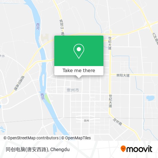 同创电脑(唐安西路) map