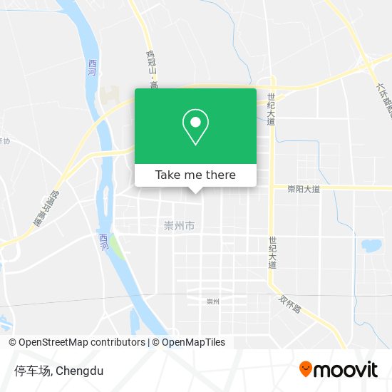 停车场 map