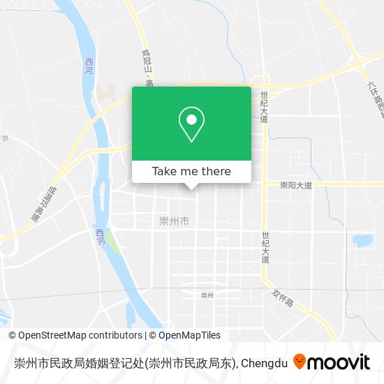崇州市民政局婚姻登记处(崇州市民政局东) map