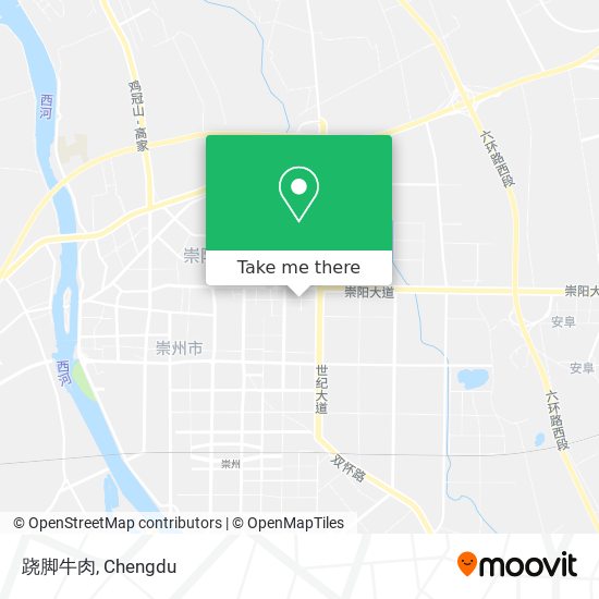 跷脚牛肉 map