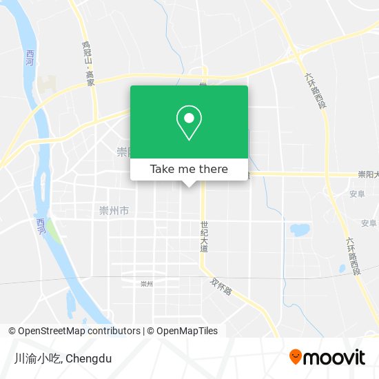 川渝小吃 map