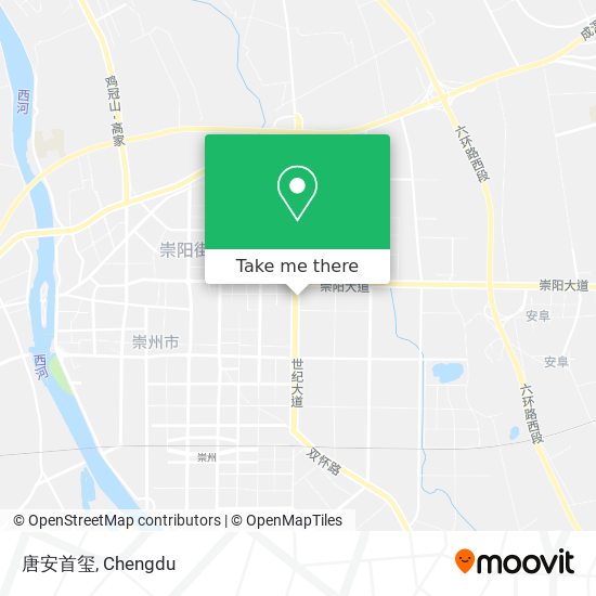 唐安首玺 map