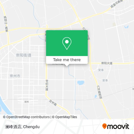 澜峰酒店 map