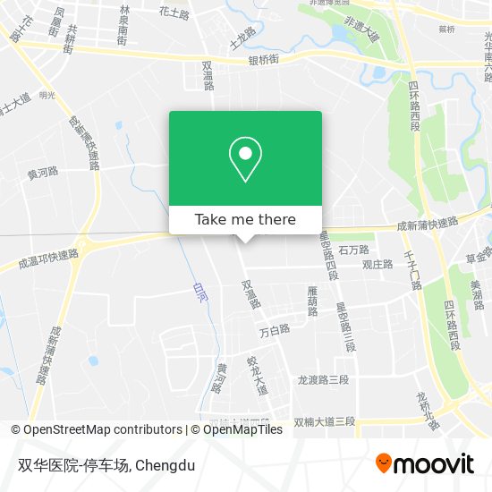 双华医院-停车场 map