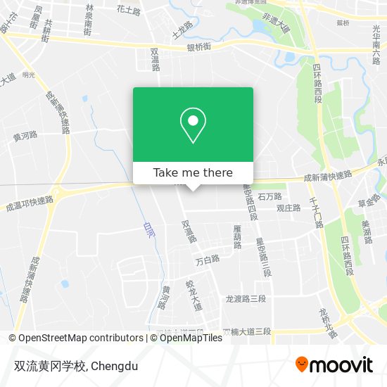 双流黄冈学校 map