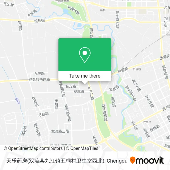 天乐药房(双流县九江镇五桐村卫生室西北) map