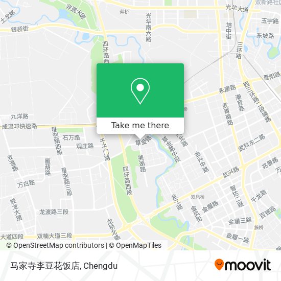 马家寺李豆花饭店 map
