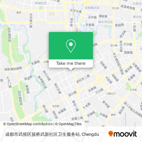 成都市武侯区簇桥武新社区卫生服务站 map