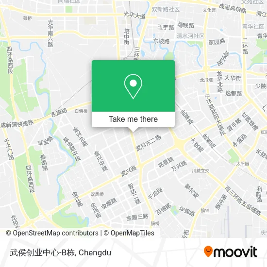 武侯创业中心-B栋 map