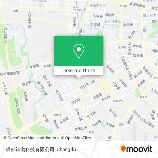 成都钰渤科技有限公司 map