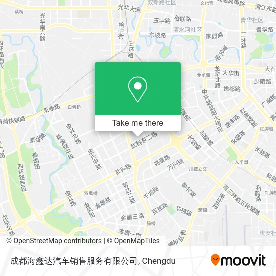 成都海鑫达汽车销售服务有限公司 map