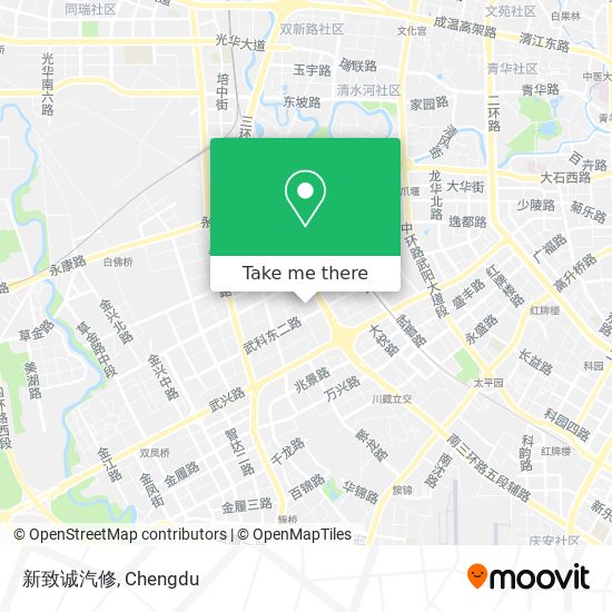 新致诚汽修 map